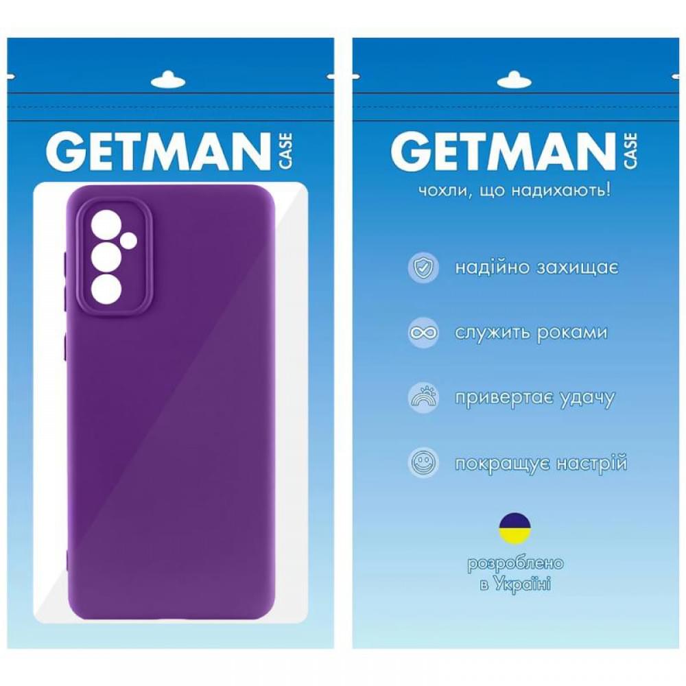 Чохол TPU GETMAN Liquid Silk Full Camera для Samsung Galaxy A55 Фіолетовий / Purple