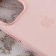 Чохол Silicone case (AAA) with Magsafe and Animation для Apple iPhone 13 Pro Max (6.7") Рожевий / Chalk Pink