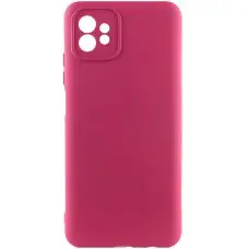 Чохол TPU GETMAN Liquid Silk Full Camera для Motorola Moto G32 Бордовий / Marsala