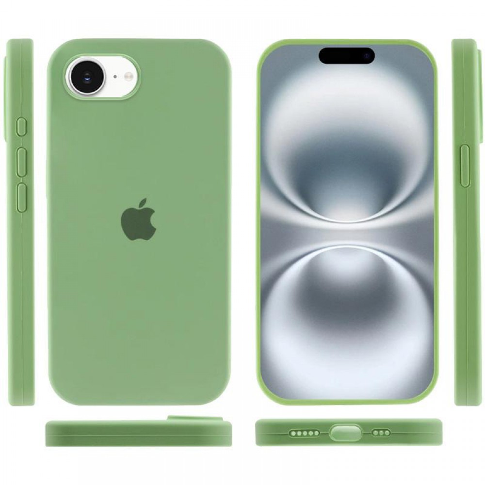 Чохол Silicone Case Full Protective (AA) для Apple iPhone 16e (6.1") М'ятний / Mint