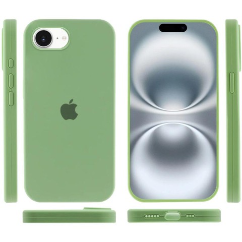 Чохол Silicone Case Full Protective (AA) для Apple iPhone 16e (6.1") М'ятний / Mint