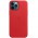 Шкіряний чохол Leather Case (AAA) with MagSafe для Apple iPhone 12 Pro Max (6.7") Red