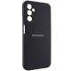Чохол Silicone Cover Lakshmi Full Camera (AA) with logo для Samsung Galaxy A16 4G/5G Чорний / Black