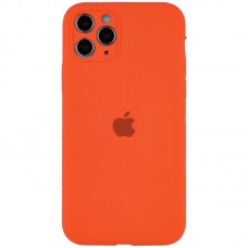 Чохол Silicone Case Full Camera Protective (AA) для Apple iPhone 12 Pro Max (6.7") Помаранчевий / Kumquat