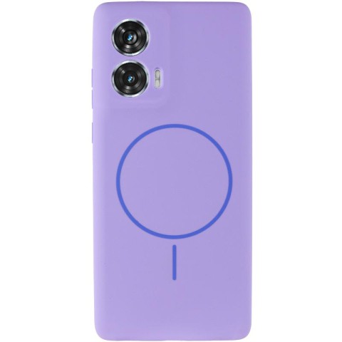 Чохол Silicone Cover Lakshmi Full Camera (AA) with MagFit для Motorola Edge 50 Fusion Бузковий / Dasheen