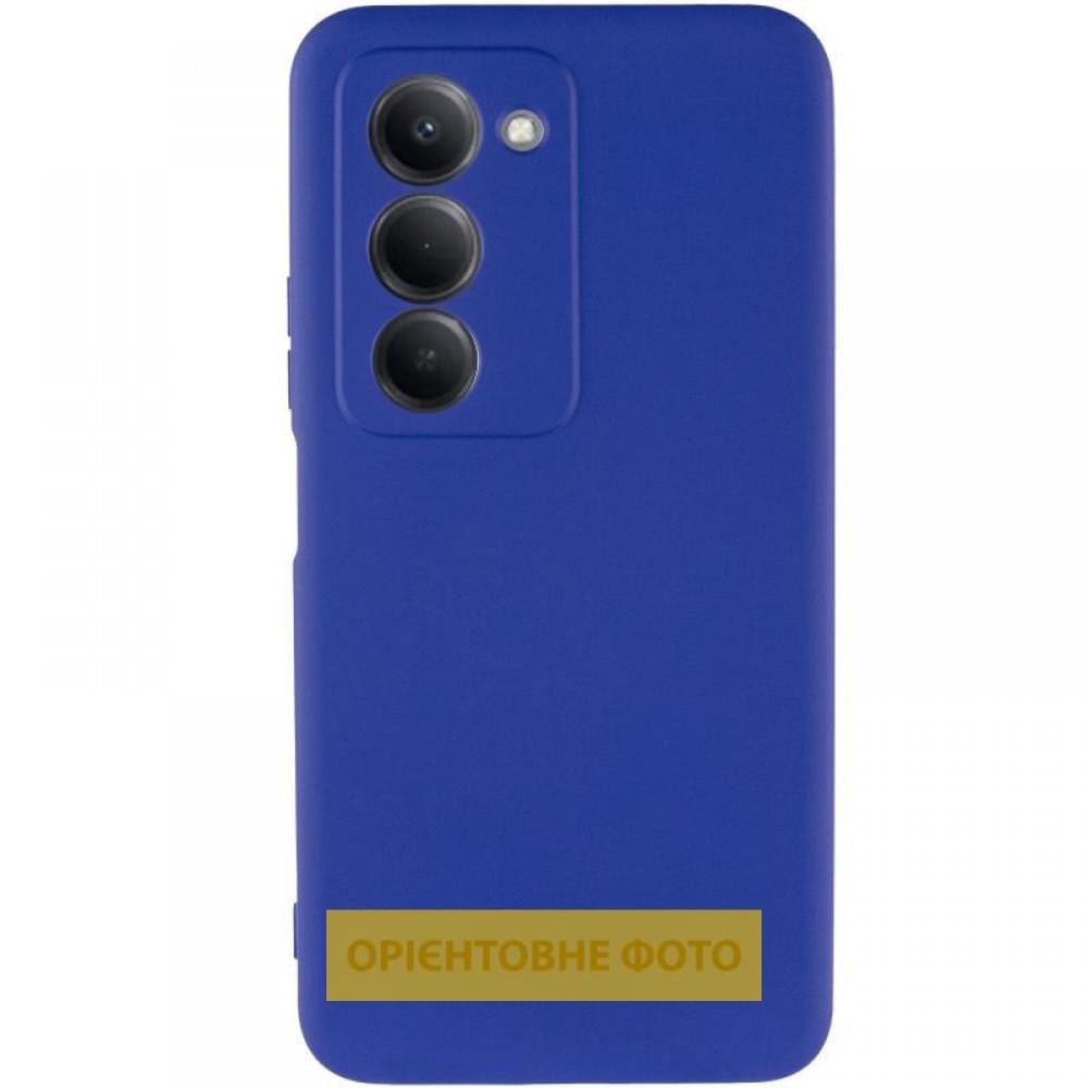 Чохол TPU GETMAN Liquid Silk Full Camera для Xiaomi Redmi 15 (Global) Синій / Deep navy