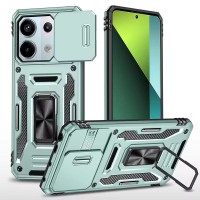 Ударостійкий чохол Camshield Army Ring для Xiaomi Redmi Note 13 Pro 4G / 14s / Poco M6 Pro 4G Зелений / Light Green