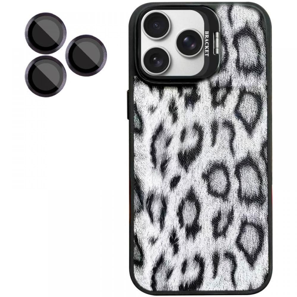 Чохол TPU+PC Wild Leopard with MagSafe and Lens для Apple iPhone 15 Pro Max (6.7") Black