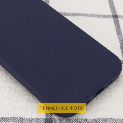 Чохол Silicone Case Full Protective (AA) NO LOGO для Apple iPhone 16 (6.1") Темно-синій / Midnight blue