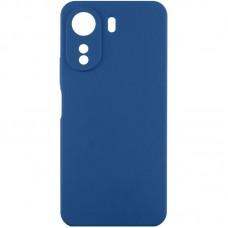 Чохол TPU GETMAN Liquid Silk Full Camera для Xiaomi Redmi 13C / Poco C65 Синій / Navy Blue