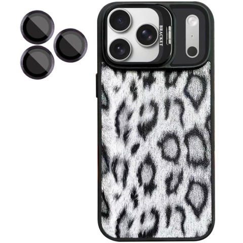 Чохол TPU+PC Wild Leopard with MagSafe and Lens для Apple iPhone 17 Pro (6.3") Black