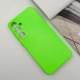 Чохол TPU GETMAN Liquid Silk Full Camera для Samsung Galaxy S24 Салатовий / Neon Green