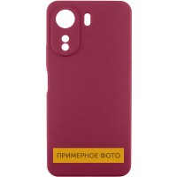 Чохол Silicone Cover Lakshmi Full Camera (AA) для Xiaomi Redmi 13C / Poco C65 Бордовий / Marsala