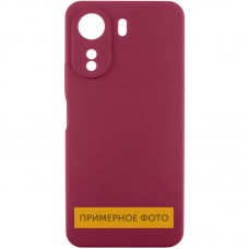 Чохол Silicone Cover Lakshmi Full Camera (AA) для Xiaomi Redmi 13C / Poco C65 Бордовий / Marsala