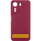 Чохол Silicone Cover Lakshmi Full Camera (AA) для Xiaomi Redmi 13C / Poco C65 Бордовий / Marsala