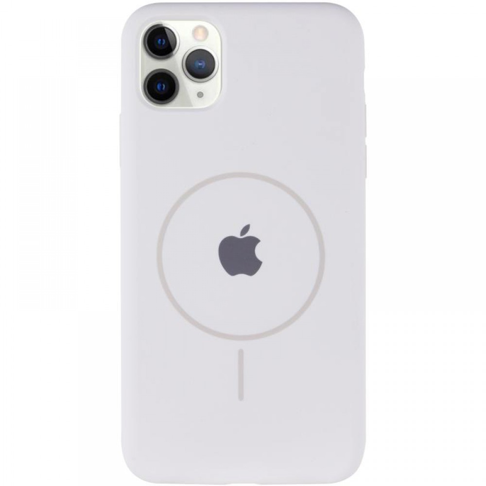 Чехол Silicone Case Full Protective (AA) with MagSafe для Apple iPhone 11 Pro Max (6.5")
