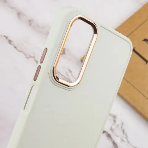 TPU чохол Bonbon Metal Style для Samsung Galaxy A14 4G/5G Білий / White
