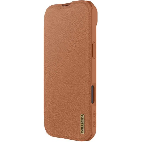 Шкіряний чохол-книжка Nillkin Qin Pro Camshield для Apple iPhone 17 Air (6.5") Brown