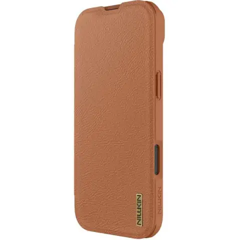 Шкіряний чохол-книжка Nillkin Qin Pro Camshield для Apple iPhone 17 Air (6.5") Brown