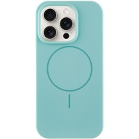 Чохол Silicone Case Full Protective (AA) NO LOGO with MagSafe для Apple iPhone 16 Pro (6.3") Бірюзовий / Marine Green