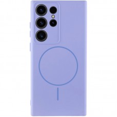 Чохол Silicone Cover Lakshmi Full Camera (AA) with MagFit для Samsung Galaxy S24 Ultra Бузковий / Dasheen