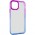 Чохол TPU+PC Fresh sip series для Apple iPhone 14 (6.1") Синій / Фіолетовий