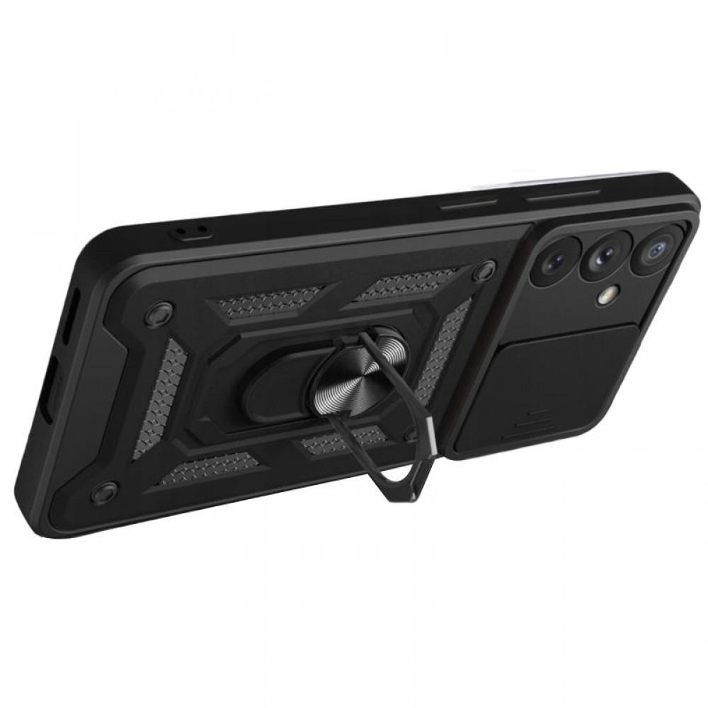 Чохол Ummi Camshield Serge Ring для Samsung Galaxy S24 FE Чорний