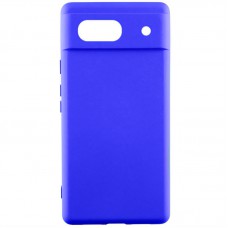 Чохол Silicone Cover Lakshmi Full Camera (AA) для Google Pixel 7a Синій / Iris