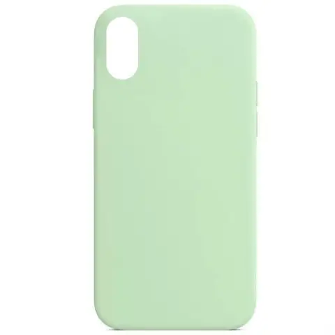 Чехол Silicone Case Full Protective (AA) NO LOGO для Apple iPhone X / XS (5.8")