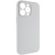 Чохол Silicone Case Full Camera Protective (AA) NO LOGO для Apple iPhone 15 Pro Max (6.7") Білий / White