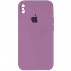 Чехол Silicone Case Square Full Camera Protective (AA) для Apple iPhone XS Max (6.5")