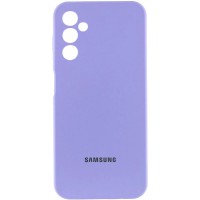 Чохол Silicone Cover Lakshmi Full Camera (AA) with logo для Samsung Galaxy A26 5G Бузковий / Dasheen