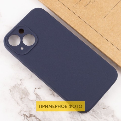 Чохол Silicone Case Full Protective (AA) NO LOGO для Apple iPhone 16 (6.1") Темно-синій / Midnight blue
