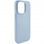 TPU чохол Bonbon Metal Style для Apple iPhone 14 Pro Max (6.7") Блакитний / Mist blue