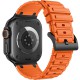 Ремінець Hoco WA35 Emir series thickened silicone strap для Apple watch 44/45/46/49mm Orange