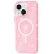 Чохол TPU Galaxy Sparkle (MagFit) для Apple iPhone 15 Plus (6.7") Pink+Glitter