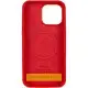 Чохол Silicone Case (AA) Logo with MagSafe для Apple iPhone 16e / 17e (6.1") Червоний / Red