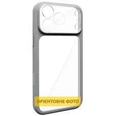 Чохол TPU GETMAN Moon Clear with MagSafe для Apple iPhone 14 Pro (6.1") Grey