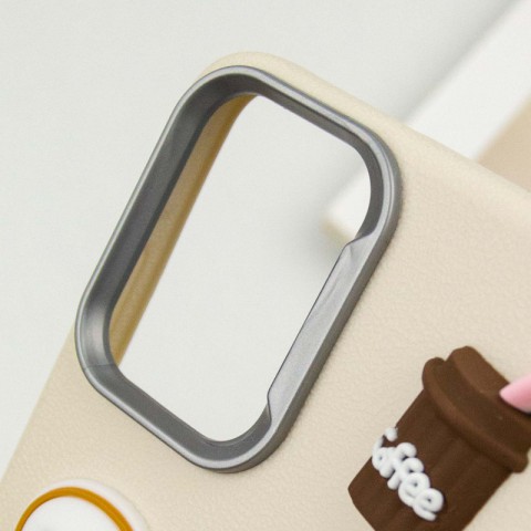 Чохол TPU Leather Toys для Samsung Galaxy A06 Capybara / Sand