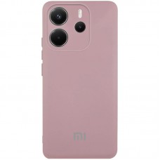 Чохол Silicone Cover Lakshmi Full Camera (AA) with logo для Xiaomi Redmi Note 14 4G (Europe version) Рожевий / Pink Sand