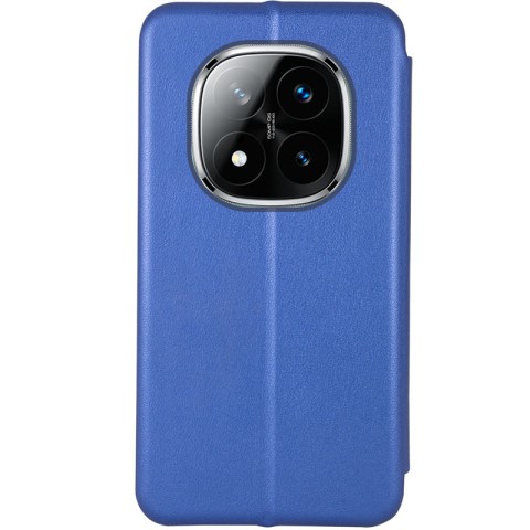 Шкіряний чохол-книжка Classy для Xiaomi Redmi Note 14 Pro 5G / 14 Pro+ 5G Синій