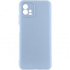 Чохол TPU GETMAN Liquid Silk Full Camera для Motorola Moto G72 Бузковий / Dasheen