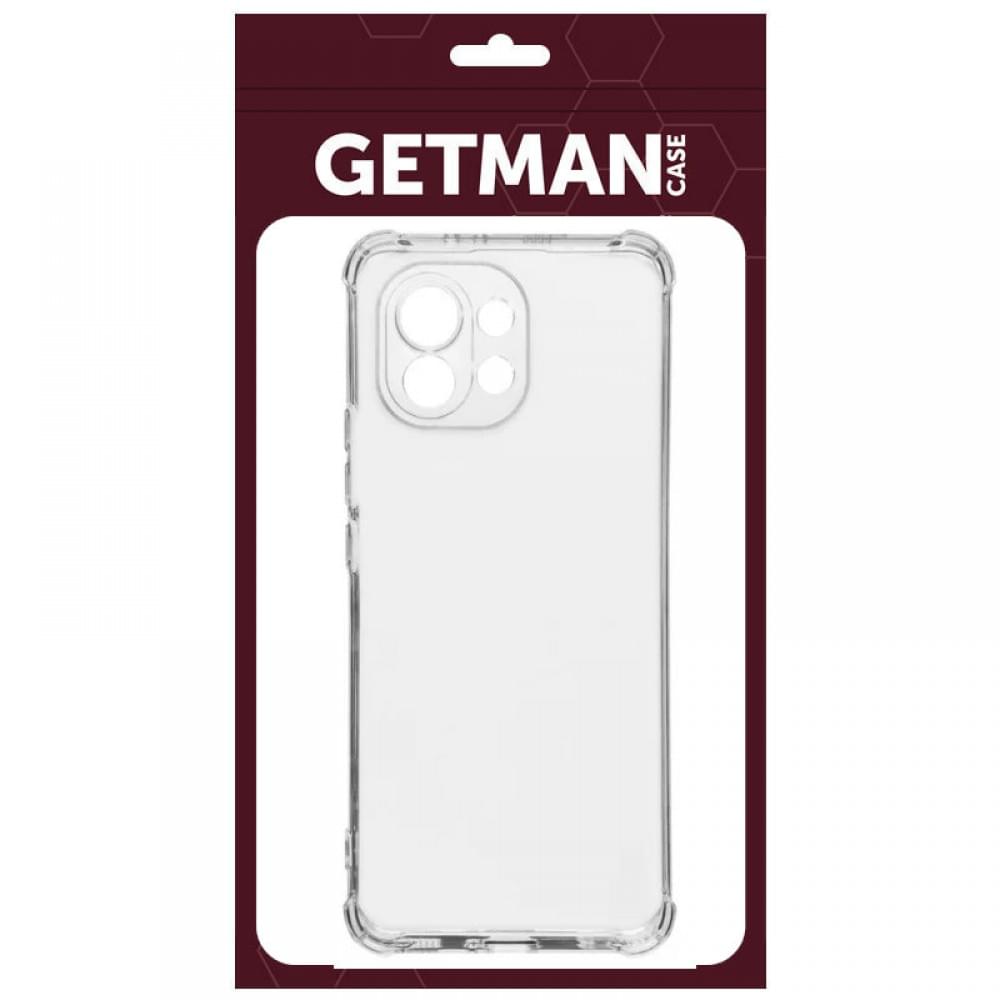 TPU чехол GETMAN Ease logo усиленные углы Full Camera для Xiaomi Mi 11 Lite