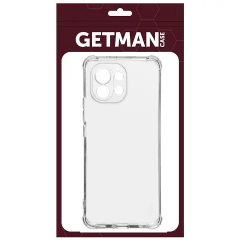 TPU чехол GETMAN Ease logo усиленные углы Full Camera для Xiaomi Mi 11 Lite