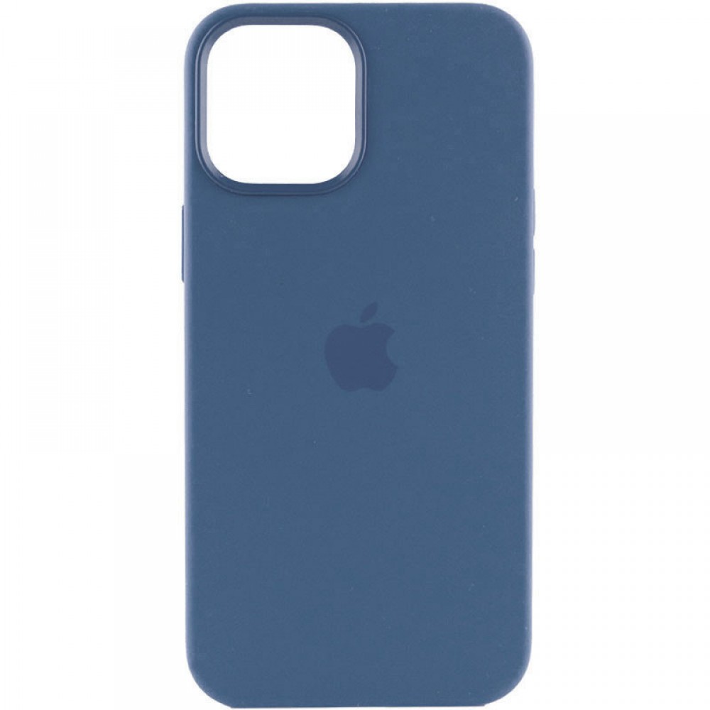 Чохол Silicone case (AAA) with Magsafe and Animation для Apple iPhone 15 (6.1") Синій / Winter blue