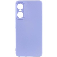 Чохол Silicone Cover Lakshmi Full Camera (A) для Tecno Pop 6 Pro Бузковий / Dasheen