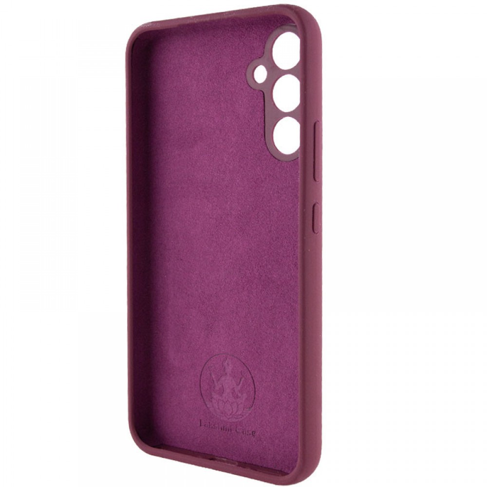 Чохол Silicone Cover Lakshmi Full Camera (AAA) для Samsung Galaxy S24 FE Бордовий / Plum