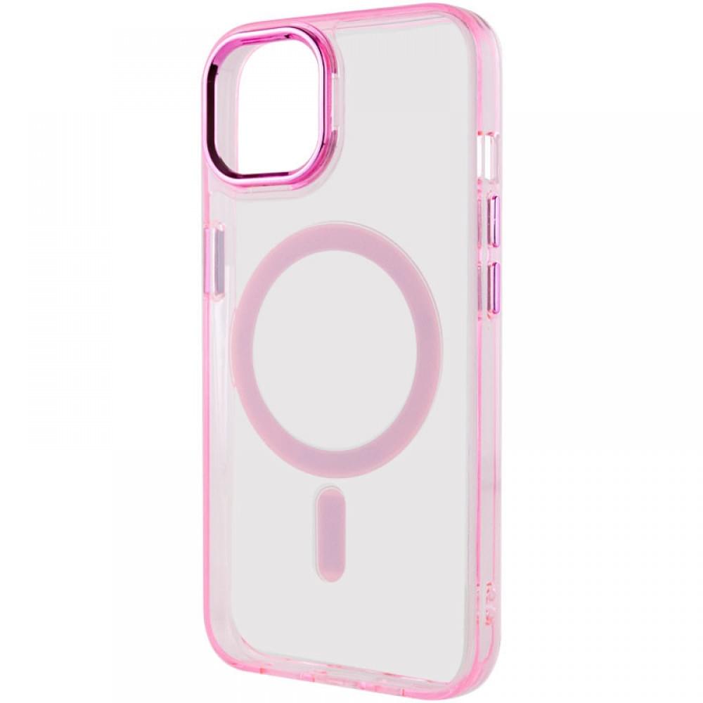 Чохол TPU Iris with MagSafe для Apple iPhone 12 Pro Max (6.7") Рожевий
