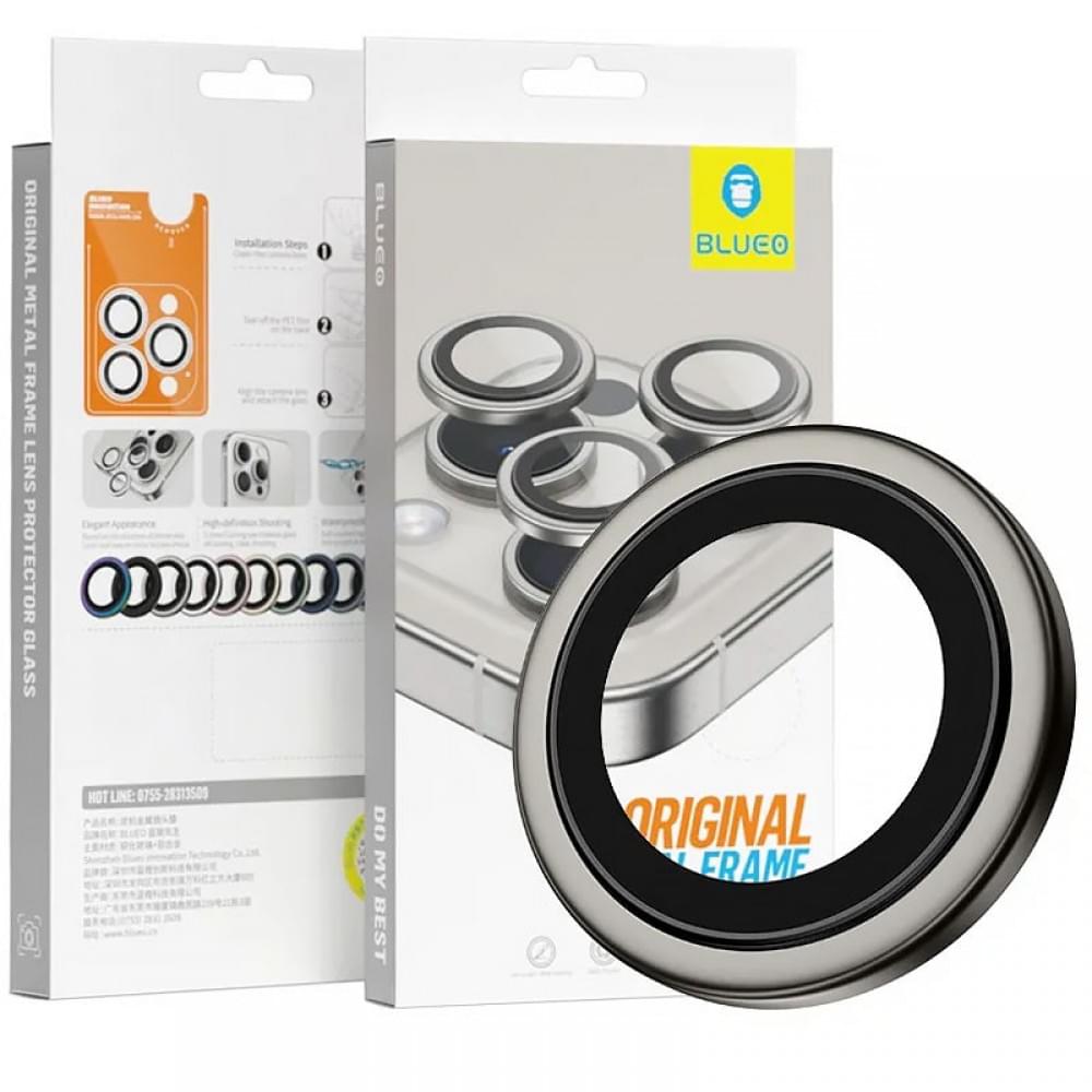 Защитное стекло BlueO Metal на камеру для Apple iPhone 16 Pro / 16 Pro Max / 15 Pro / 15 Pro Max