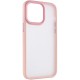 TPU+PC чохол Metal Buttons для Apple iPhone 14 Pro Max (6.7") Рожевий